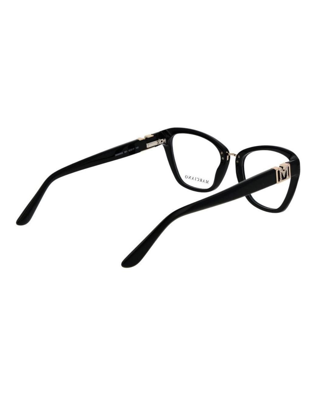 MARCIANO BY GUESS Black Metal & Plastic Glasses (frames)
