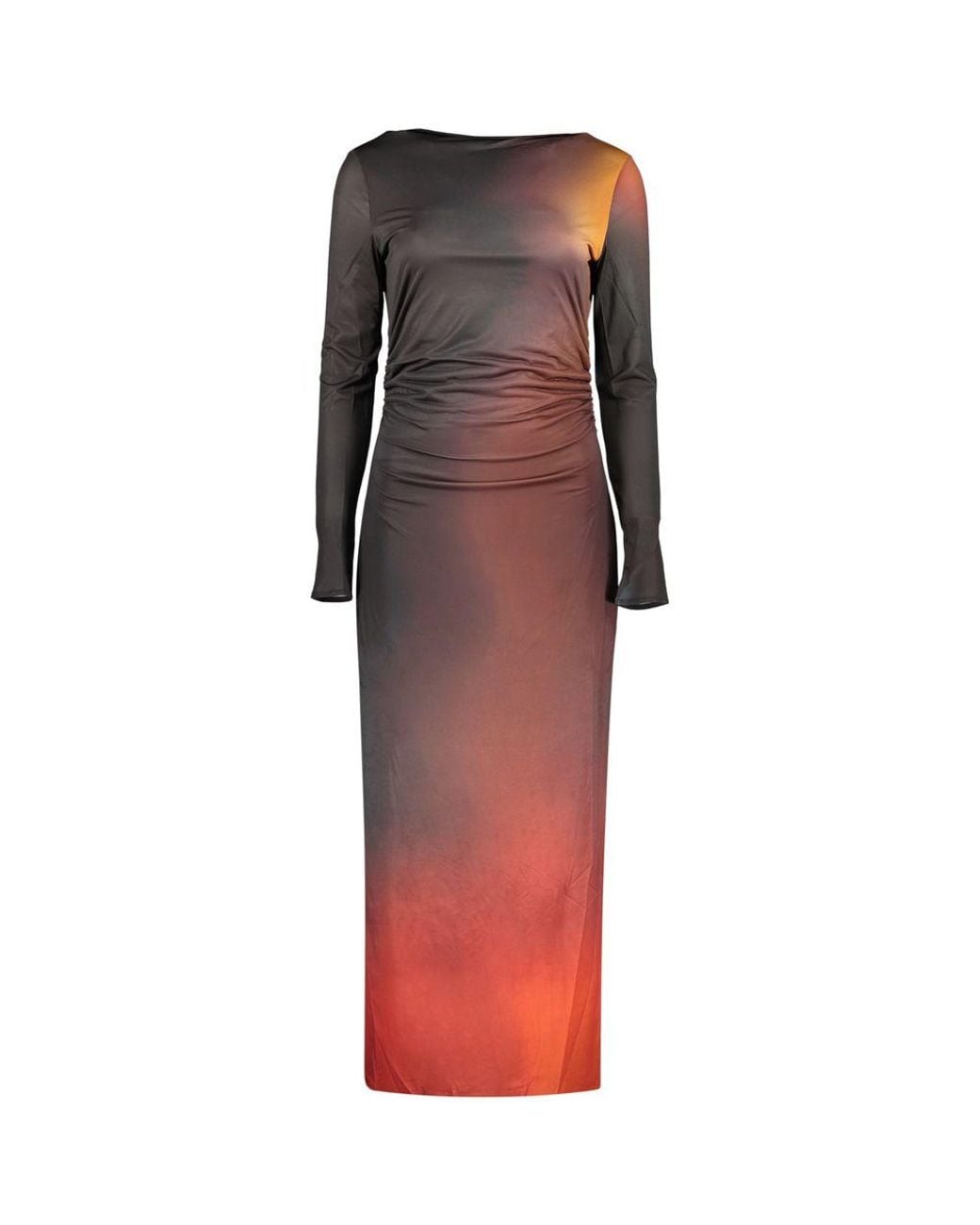 Desigual Red Black Polyester 's Dress