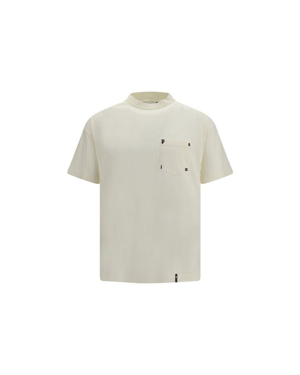 Palm Angels White Cotton T for men