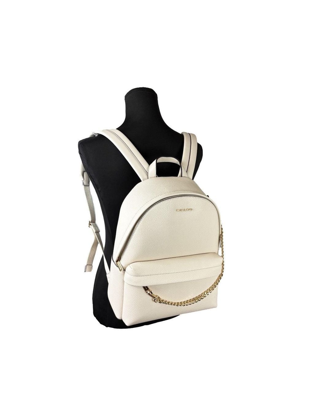 Michael Kors Black Slater Large Chain Backpack Bookbag