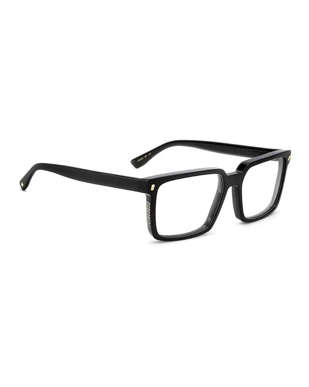 DSquared² Black Acetate Glasses (frames) for men