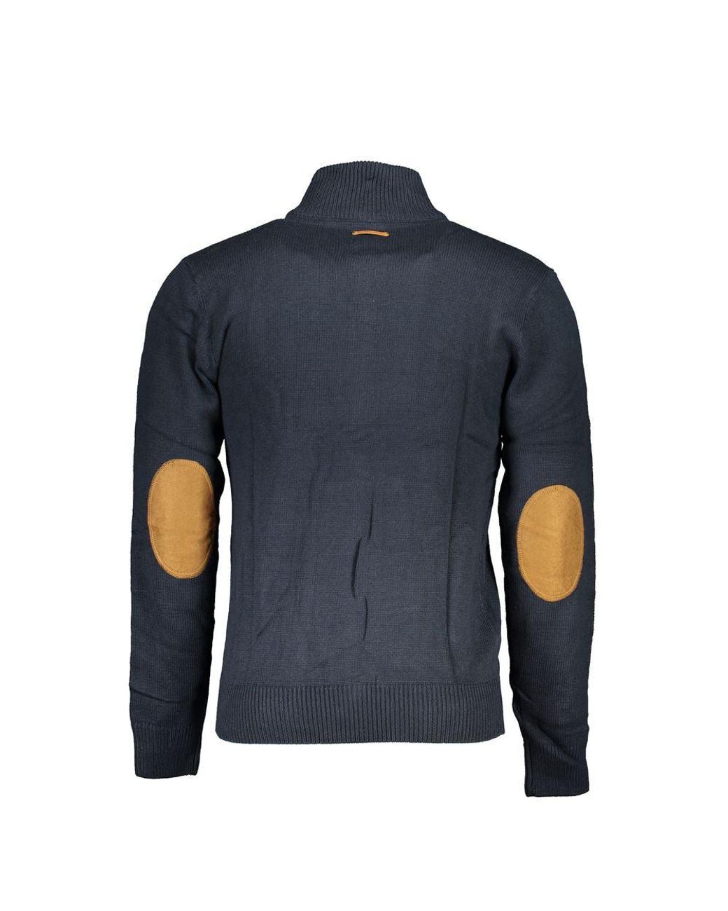 Gianmarco Venturi Blue Cotton Sweater for men