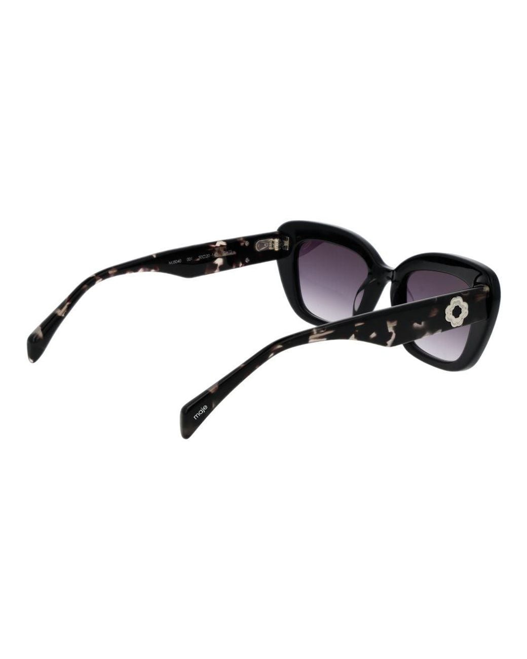 Maje Black Acetate Sunglasses