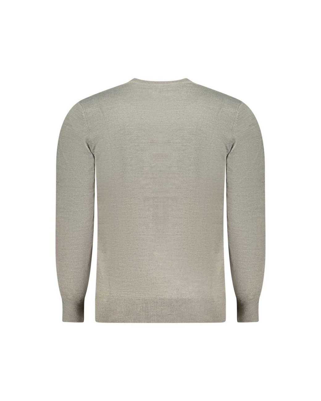 North Sails Gray Acrylic Men Sweater for men