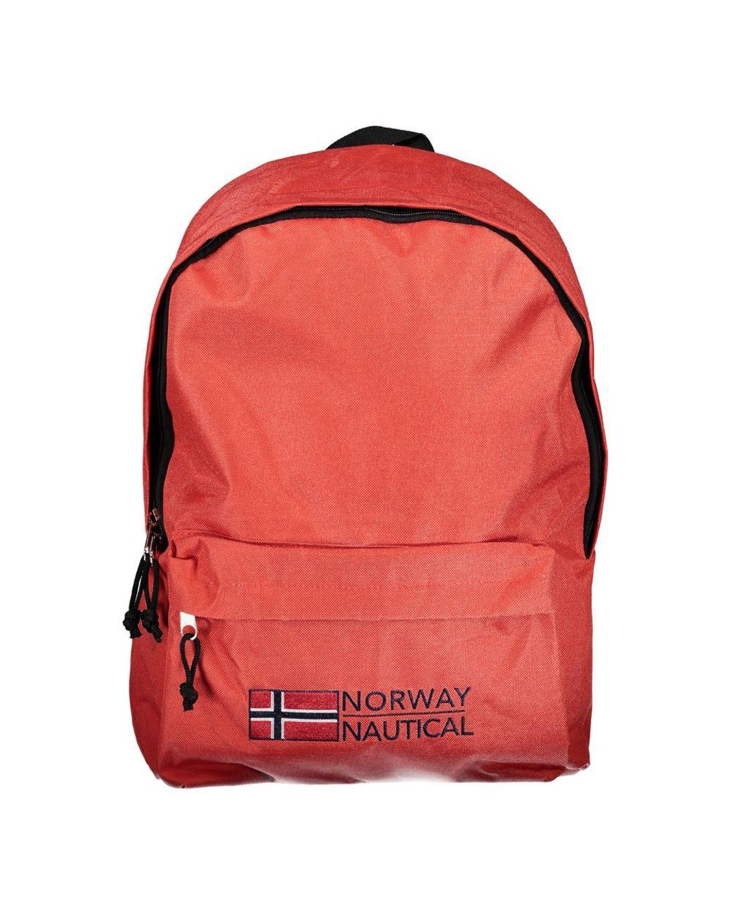 Norway 1963 Red Rosso Polyester Men Backpack for men
