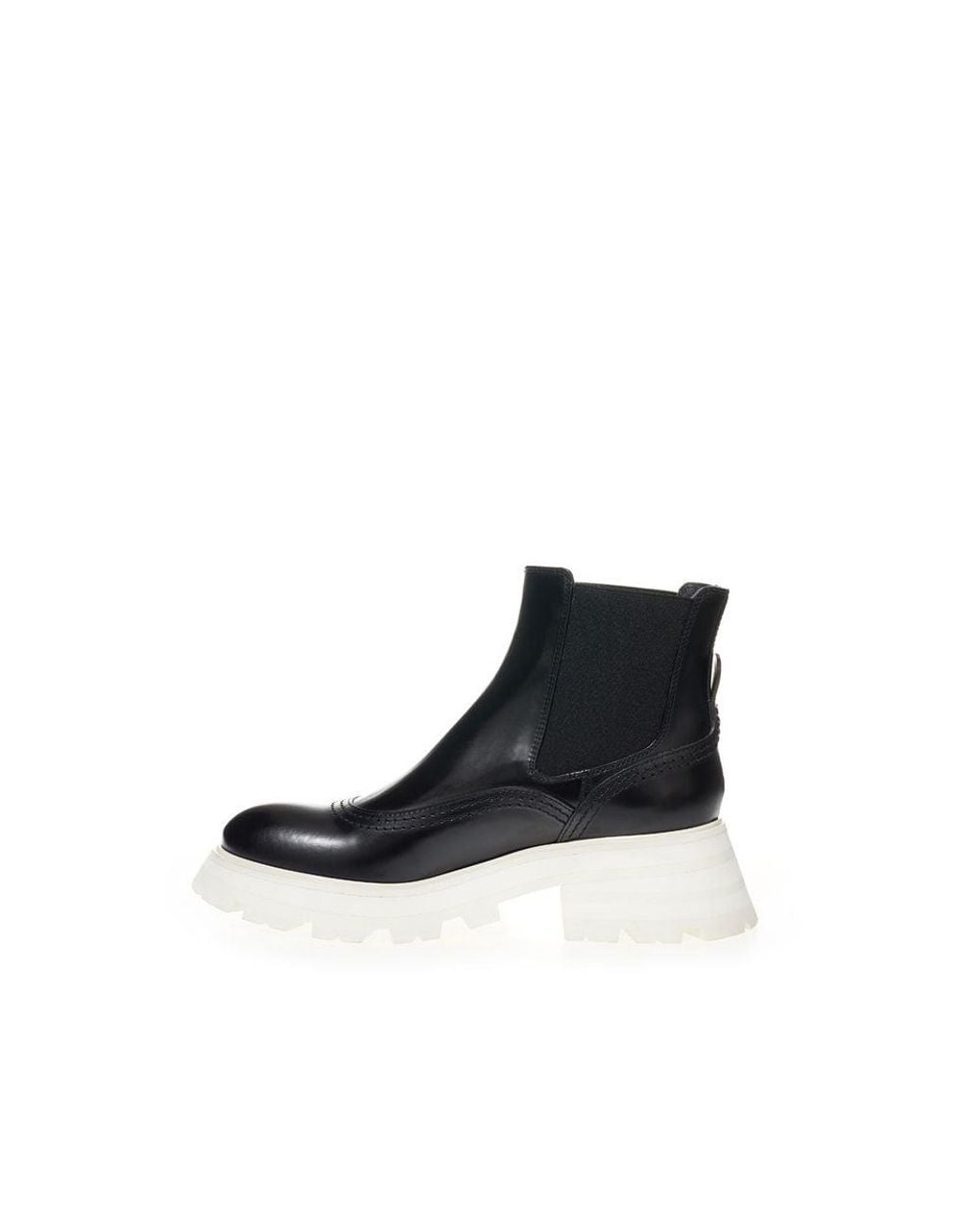 McQueen Blue Leather Boot