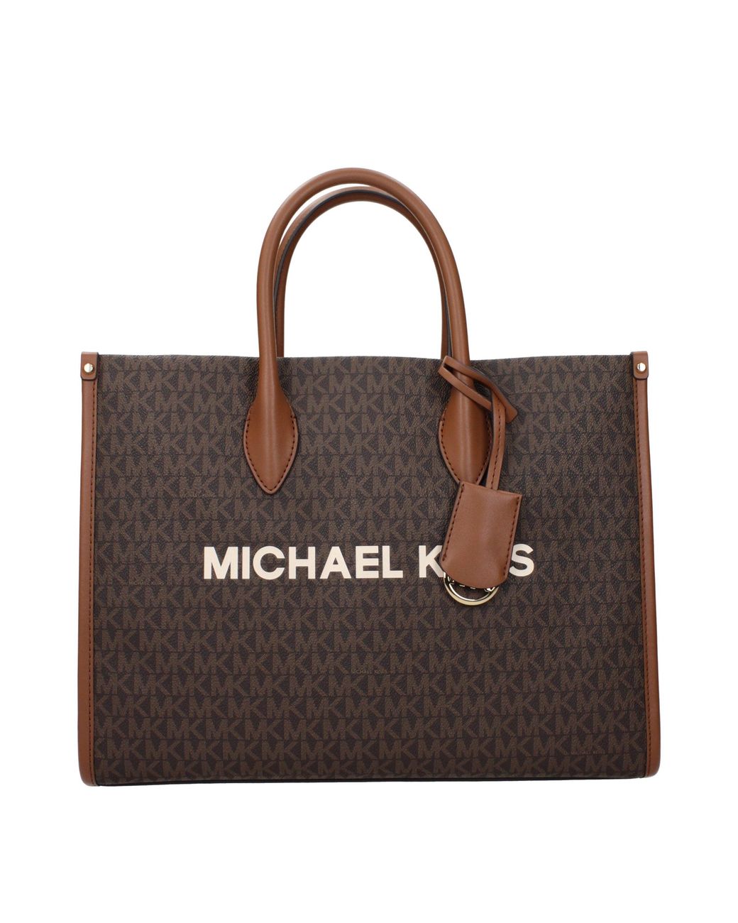 Michael Kors Brown Mirella Handbag Fabric/Acorn