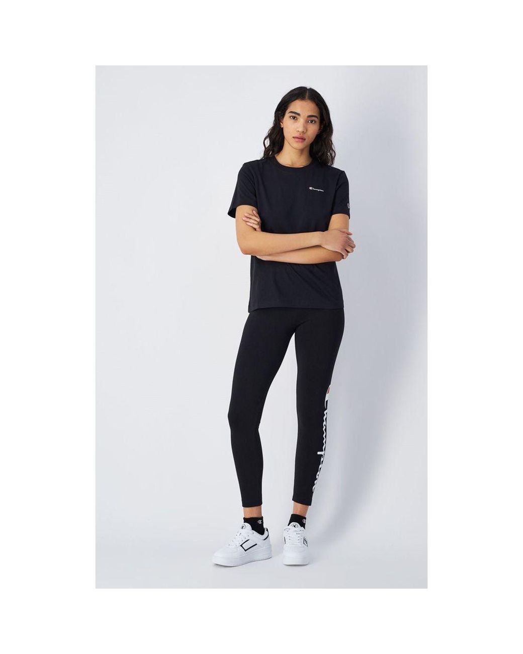 Champion Blue Burgundy Cotton Leggings