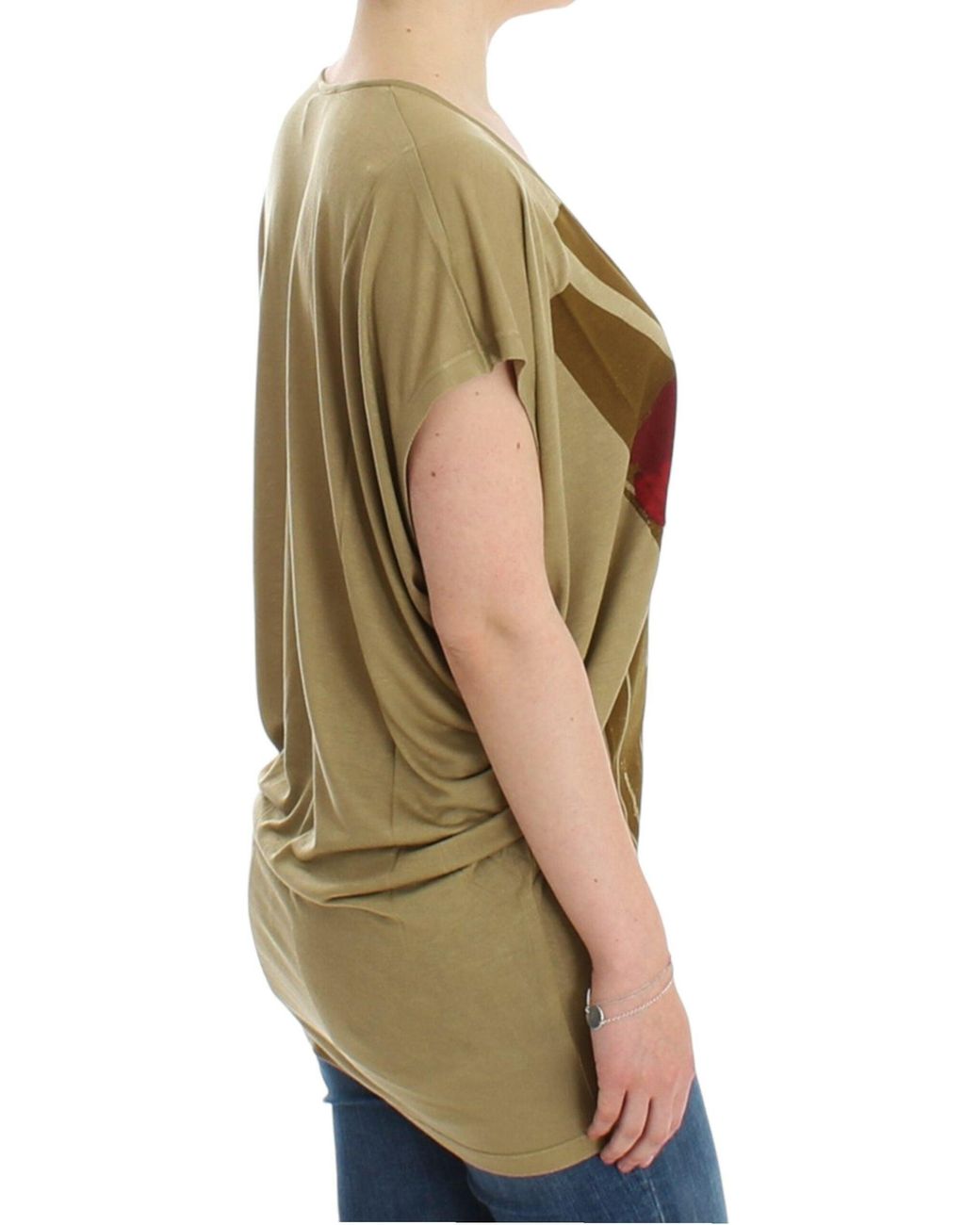 CoSTUME NATIONAL Red Print Shortsleeve T-Shirt
