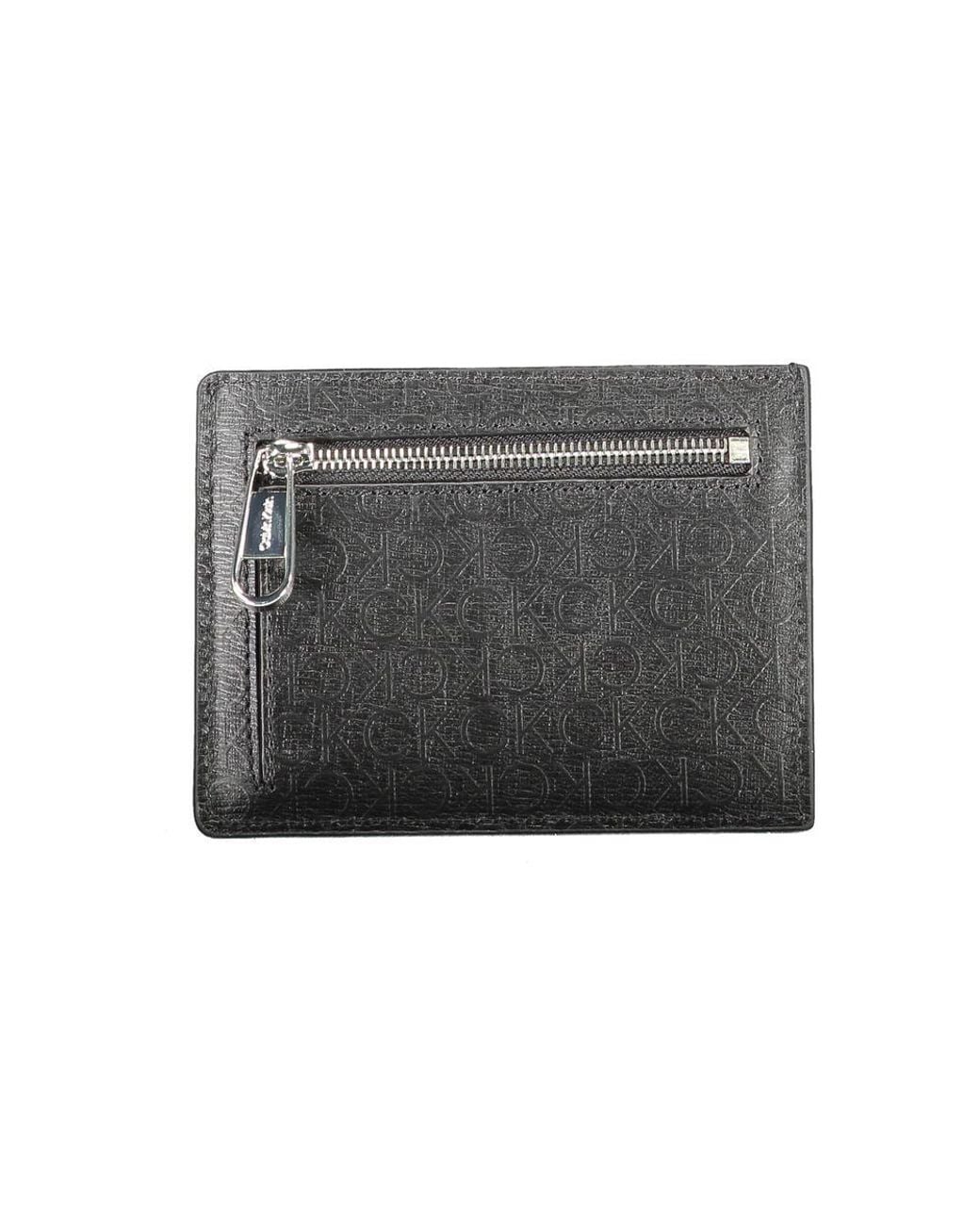 Calvin Klein Gray Polyester Wallet for men