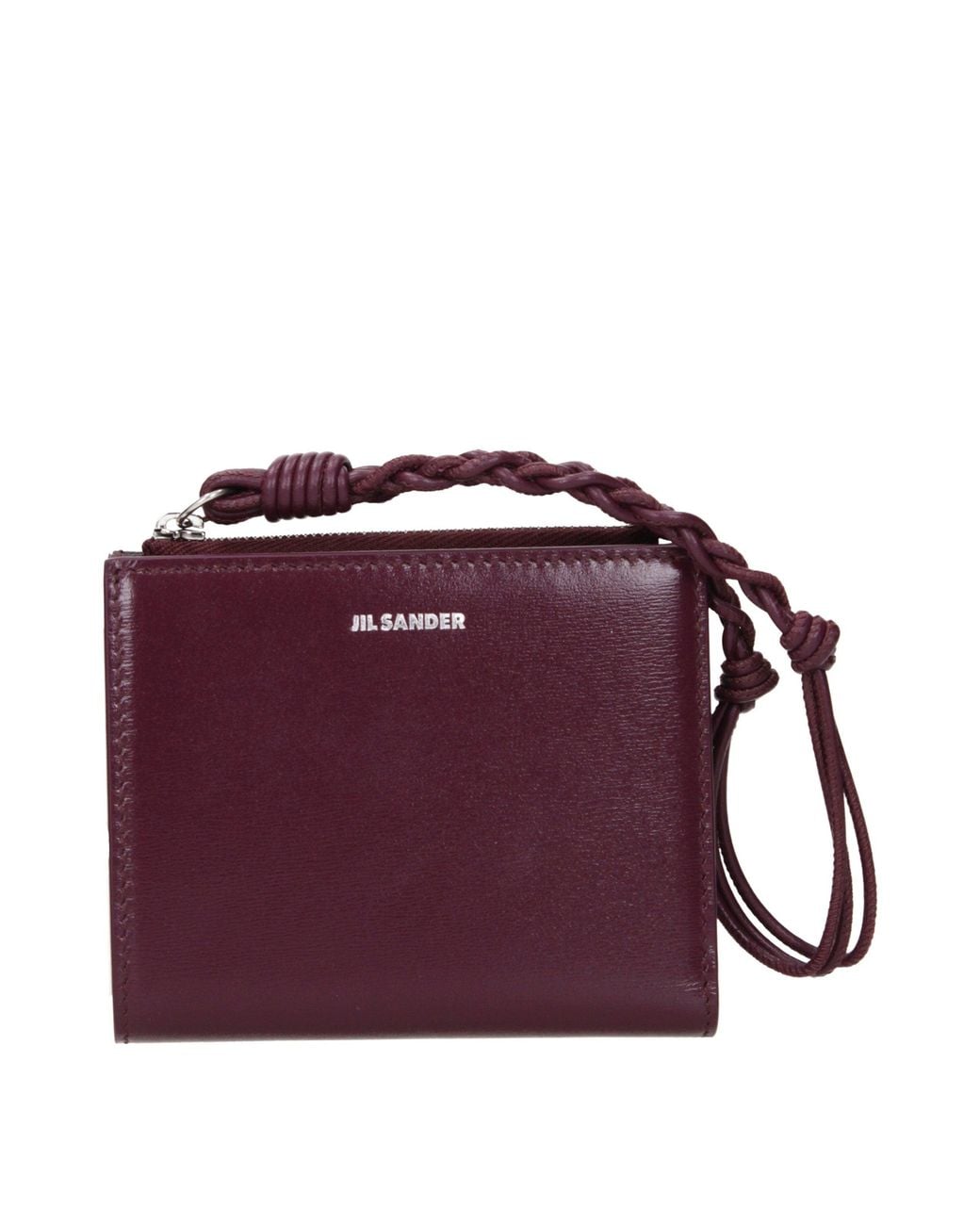 Jil Sander Purple Leather Wallet