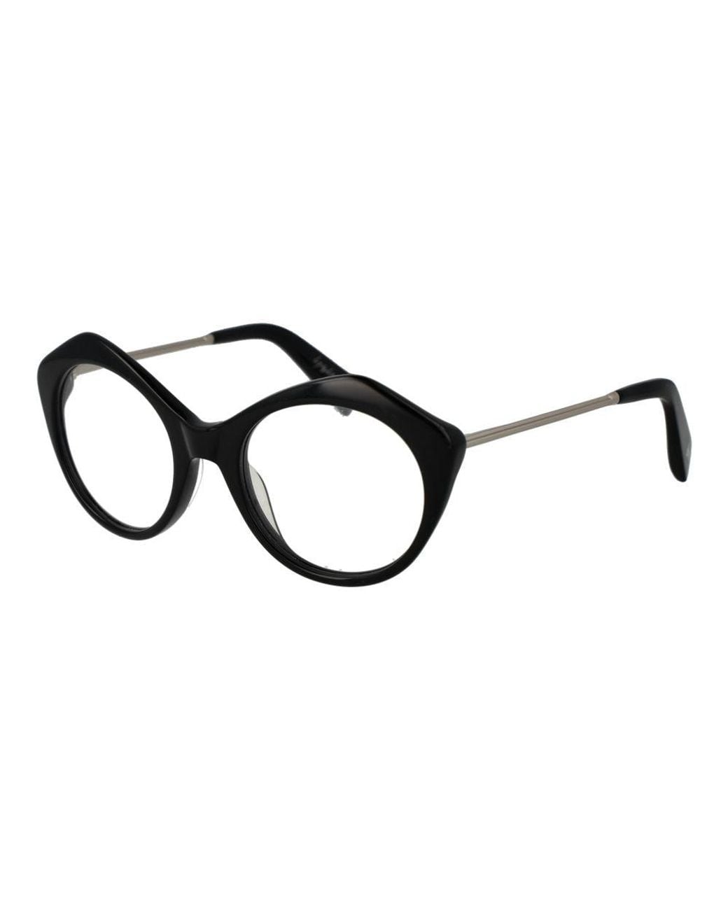 Yohji Yamamoto Black Acetate Glasses (frames) for men