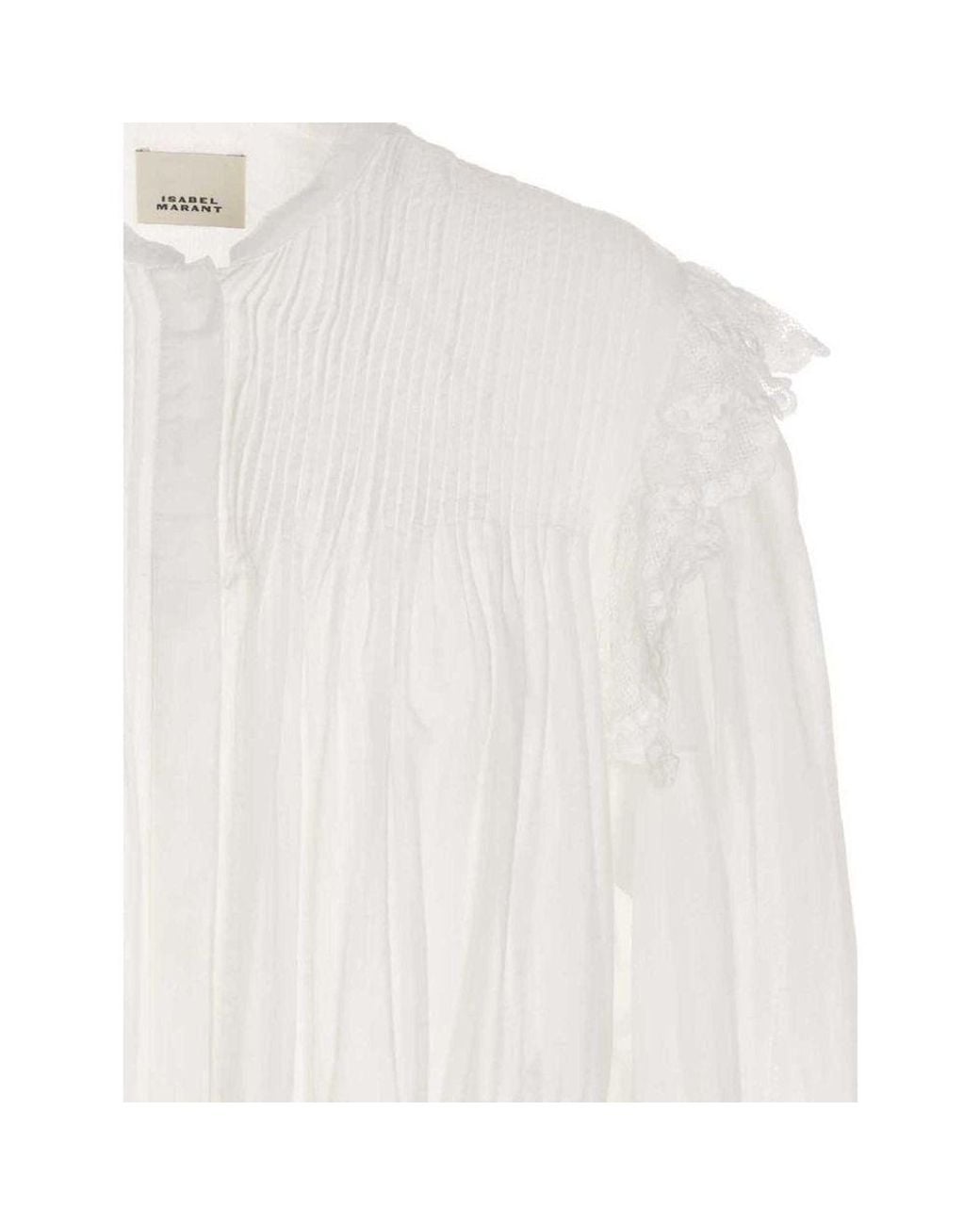 Isabel Marant White Viscose Top