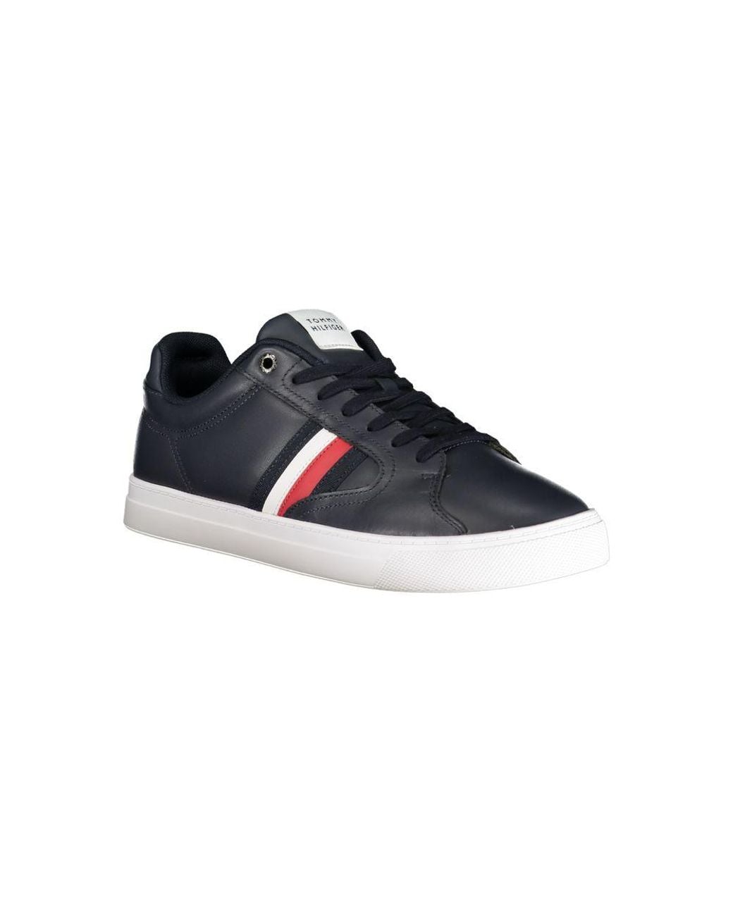 Tommy Hilfiger Blue Polyester Men Sneaker for men