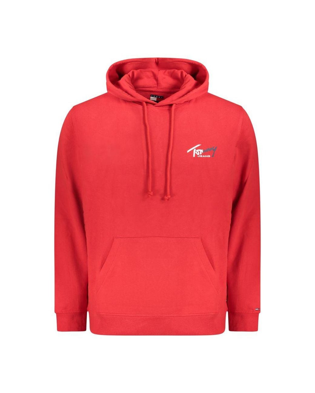 Tommy Hilfiger Red Cotton Men's Sweatshirt for men