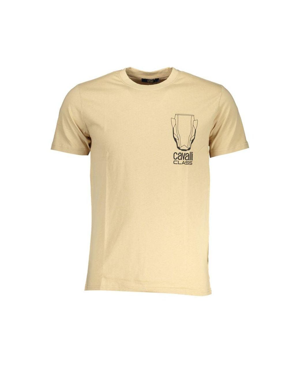 Roberto Cavalli Natural Cotton T-Shirt for men