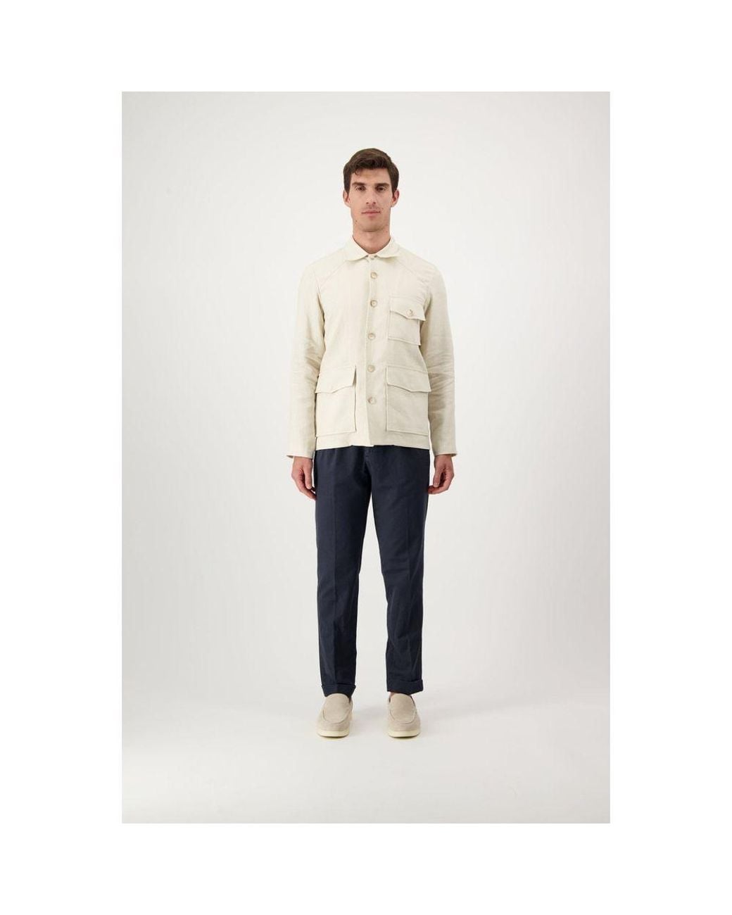 AUTORE White Beige Linen Full for men