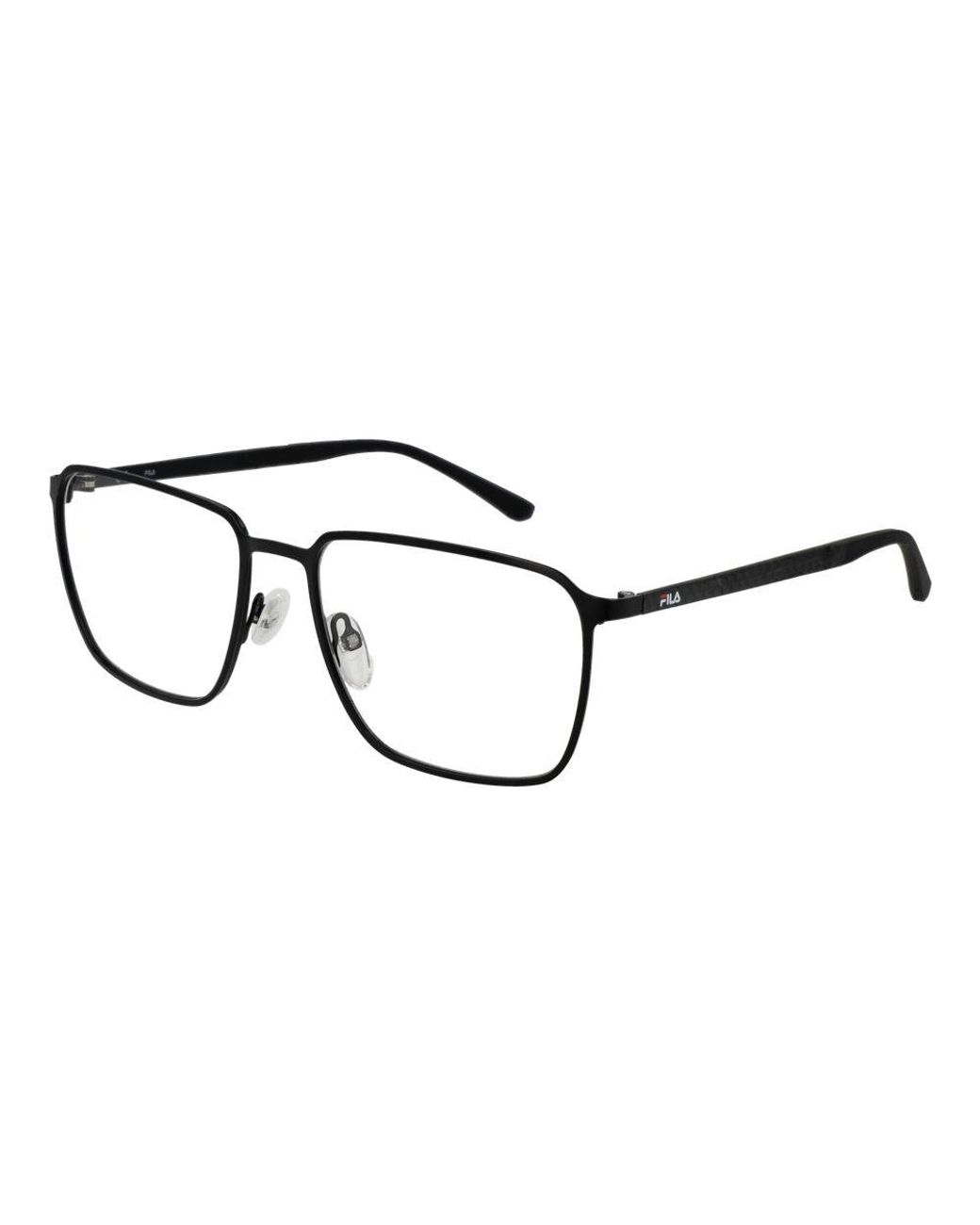 Fila Black Metal & Plastic Glasses (Frames) for men