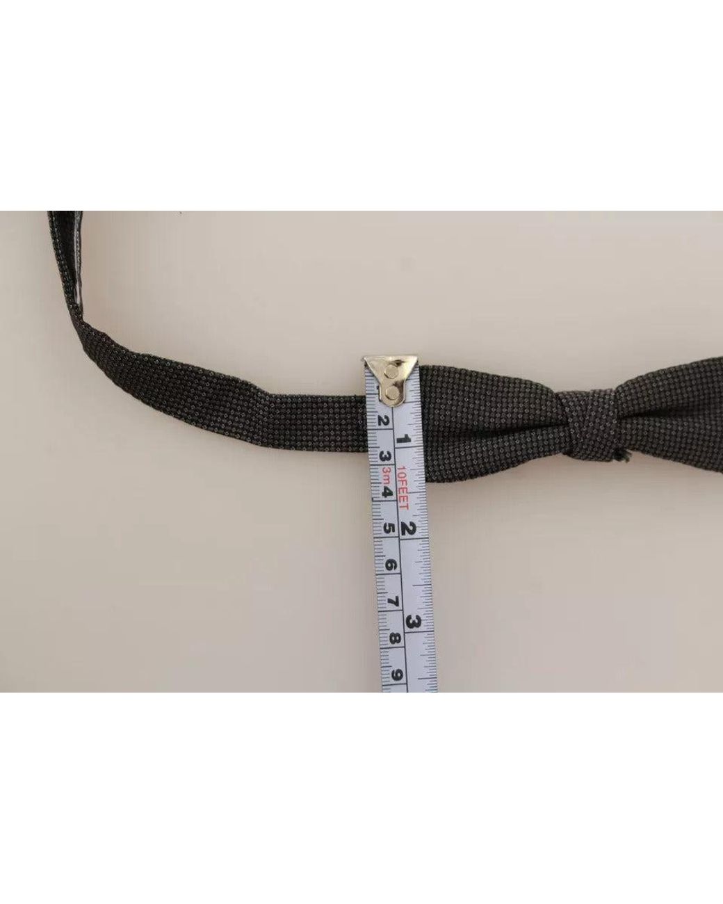 Dolce & Gabbana Black Textured Bow Tie for men