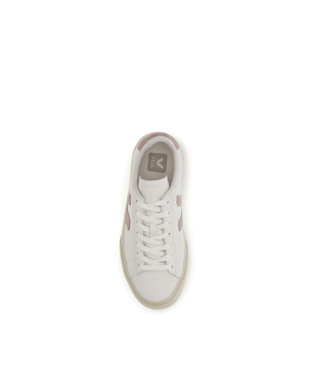 Veja White Calf Leather Bos Taurus Low Top Sneakers