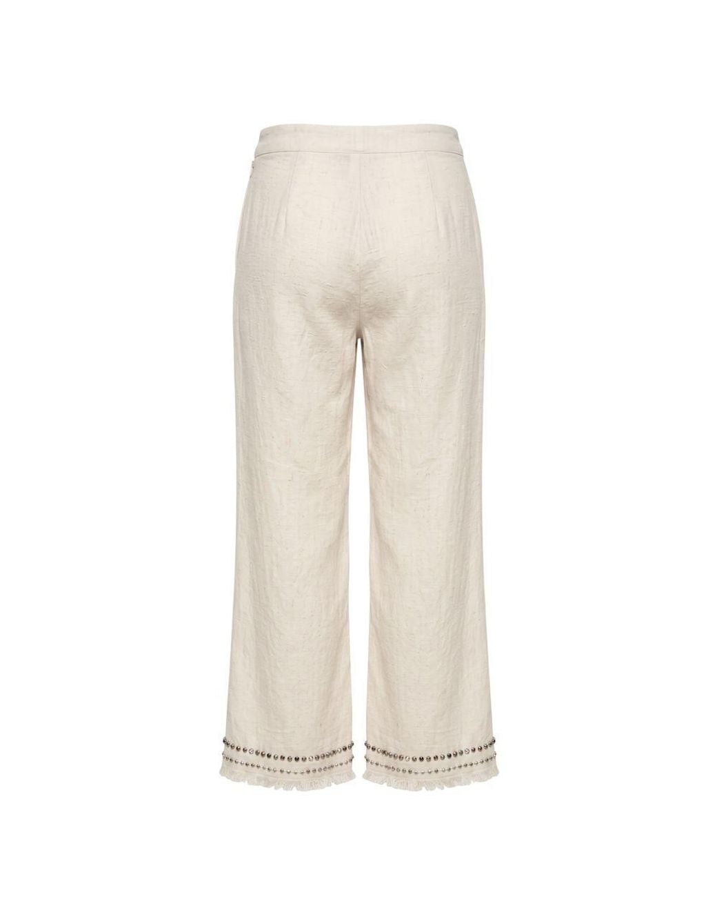 Trussardi Natural White Cotton 's Pants