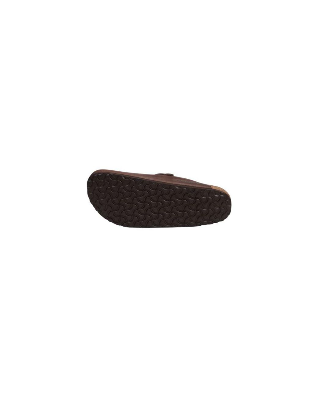 Birkenstock Brown Leather Flat Sandals for men