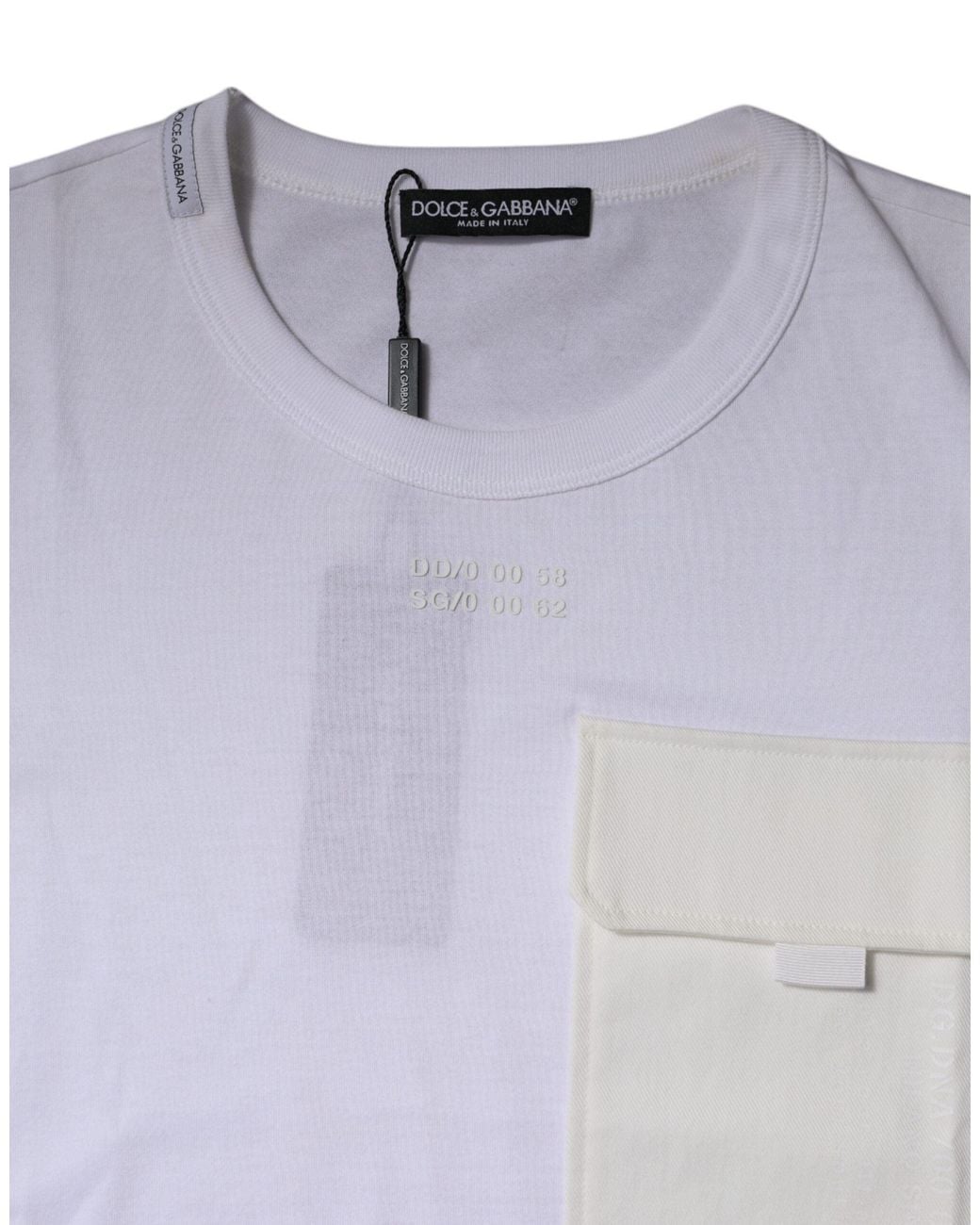 Dolce & Gabbana Blue Crew Neck Short Sleeve T-Shirt for men