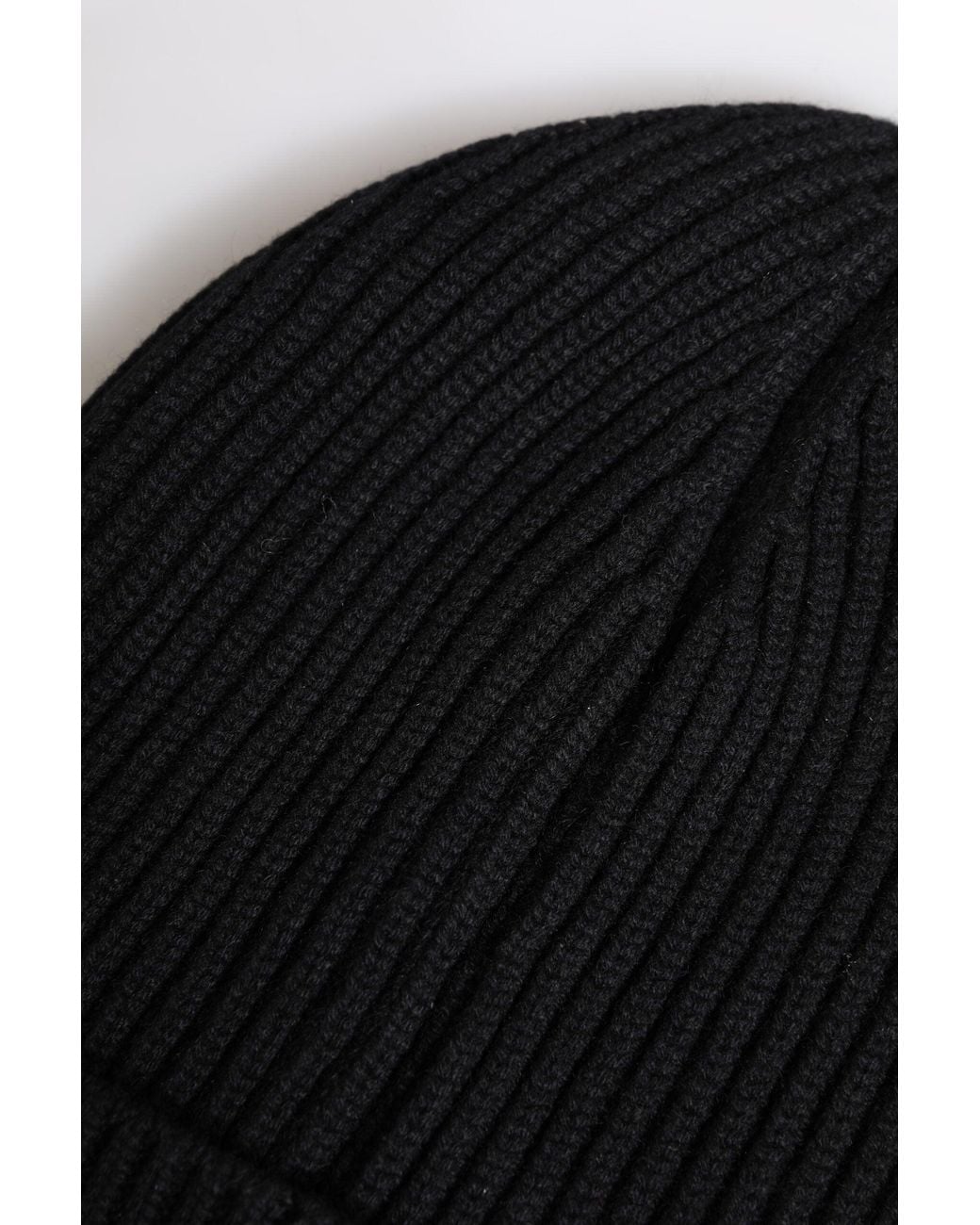 Dolce & Gabbana Black Cashmere Knitted Winter Beanie Hat for men