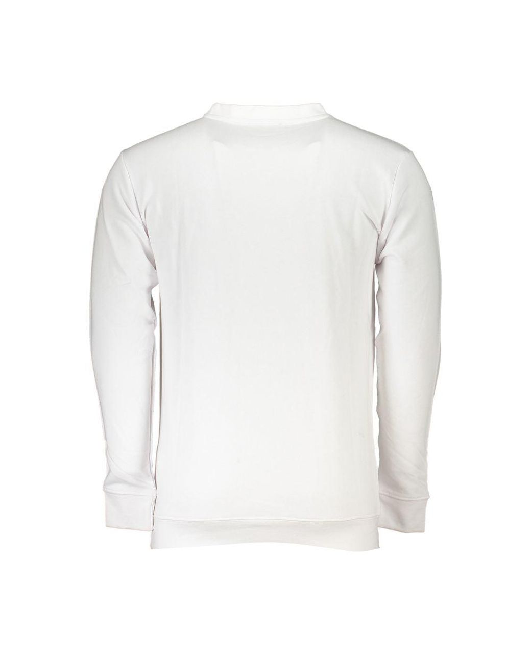 Roberto Cavalli White Cotton Sweater for men