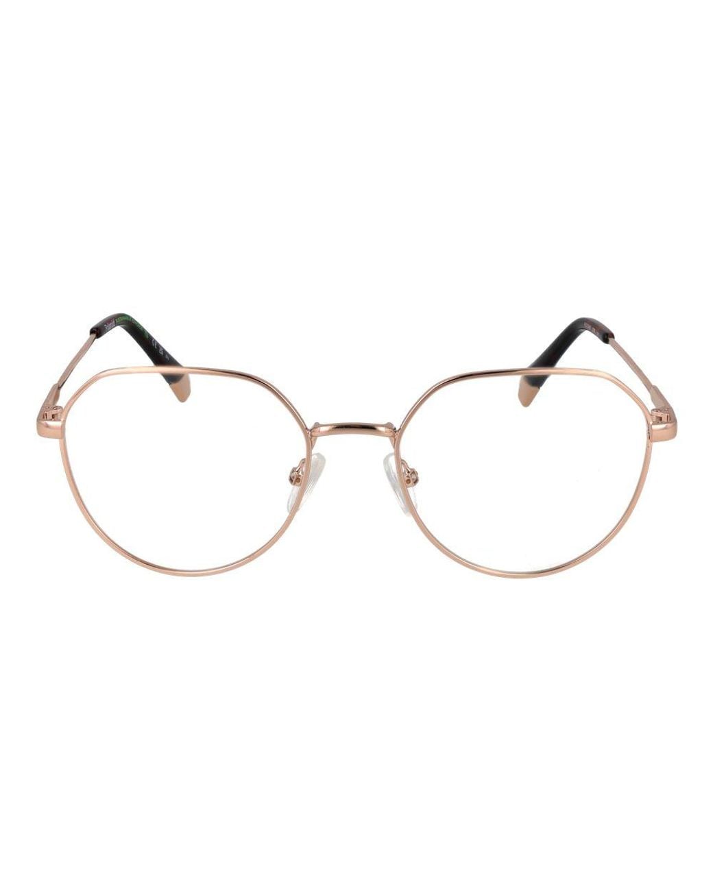 Polaroid Metallic Gold Metal Glasses (frames)