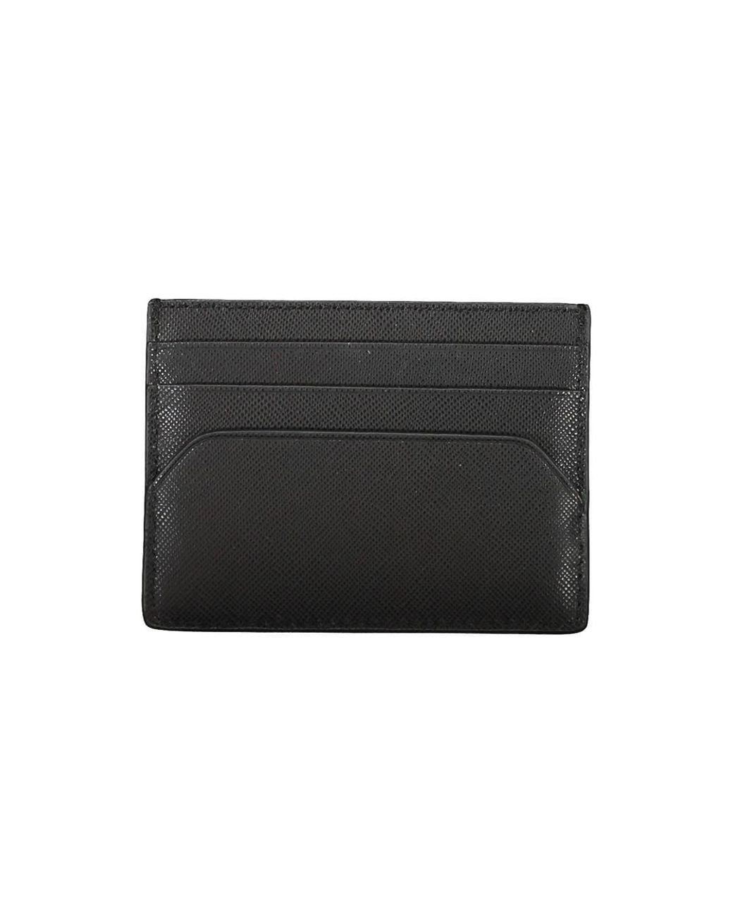 Tommy Hilfiger Black Leather Wallet for men