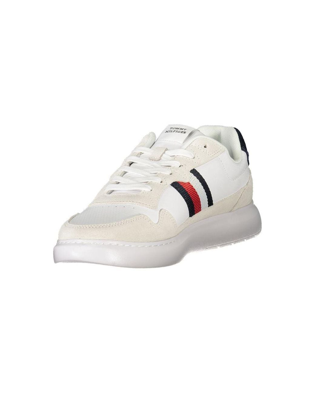 Tommy Hilfiger White Leather Sneaker for men