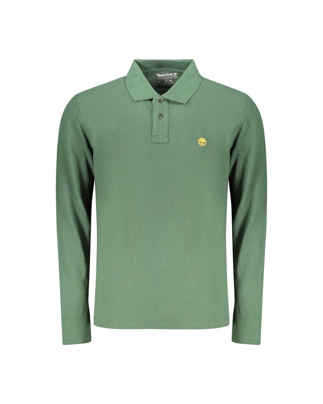 Timberland Green Cotton Polo Shirt for men