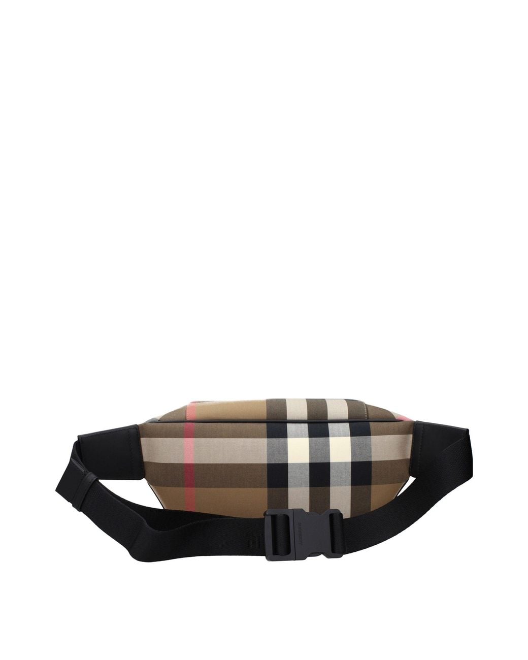 Burberry Black Beige Fabric Backpack for men