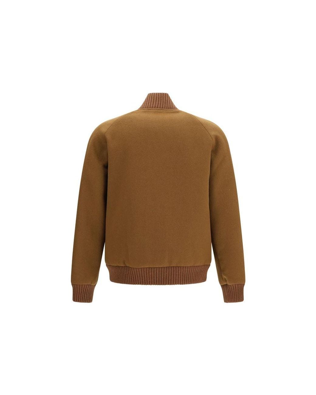 Woolrich Brown Wool Oves Aries Bomber for men