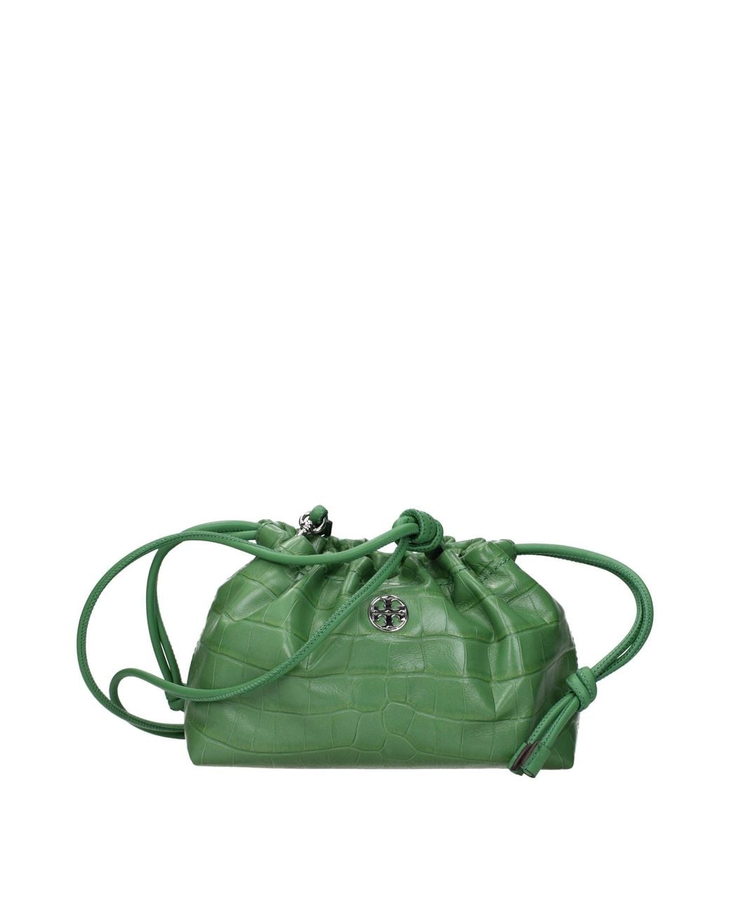 Tory Burch Green Leather Shoulder Bag