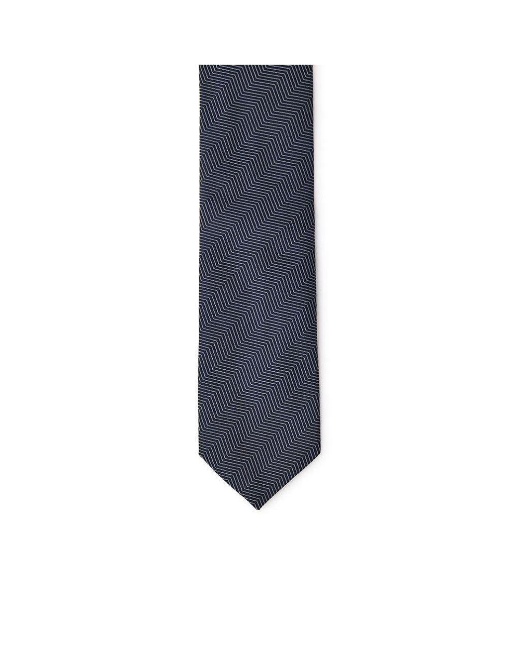 Jil Sander Blue Silk Ties & Bowty for men