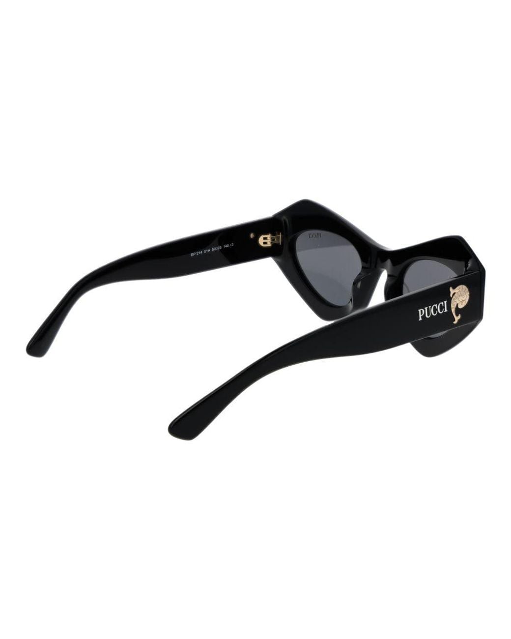 Emilio Pucci Black Plastic Sunglasses