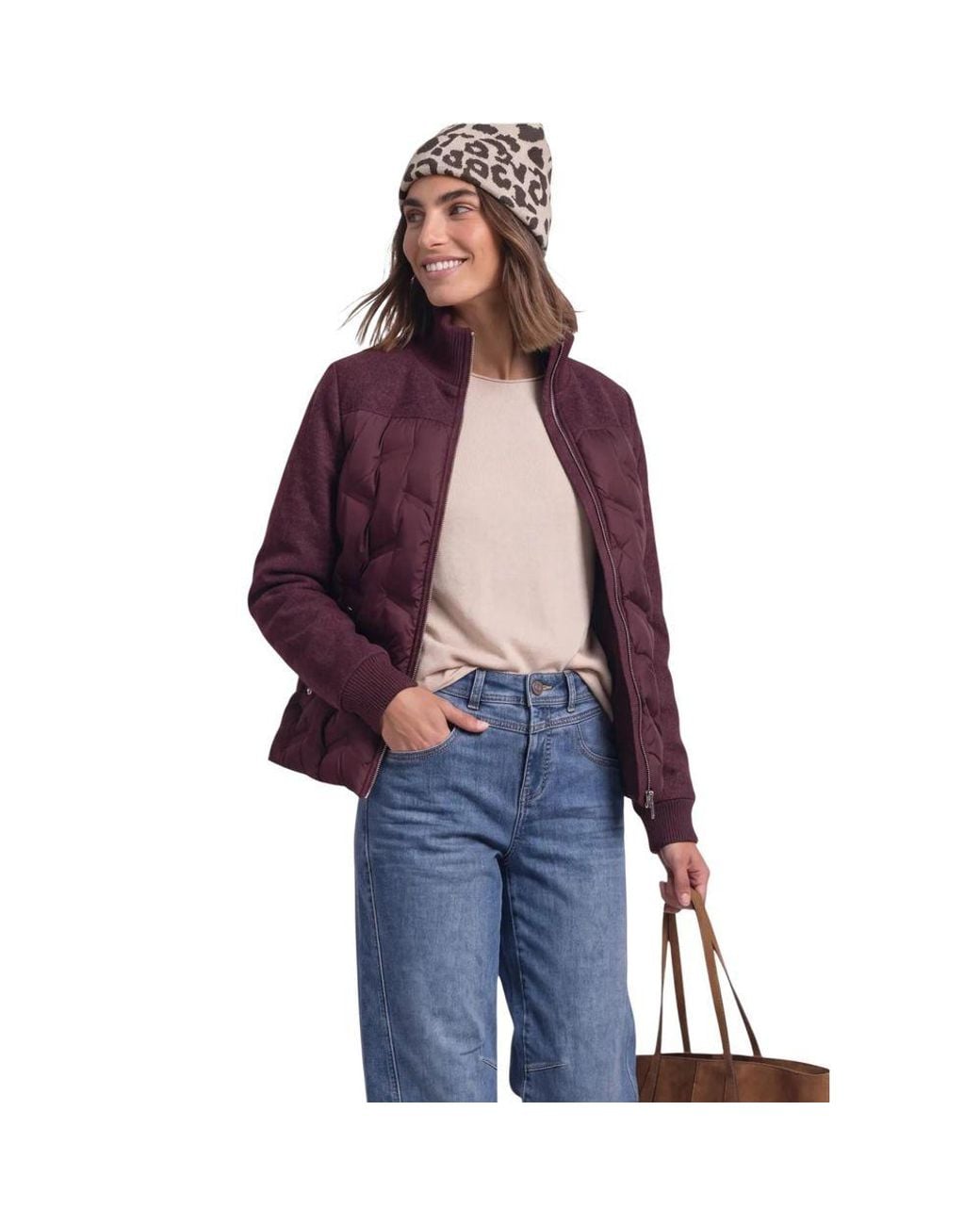 Street One Purple Polyester Full