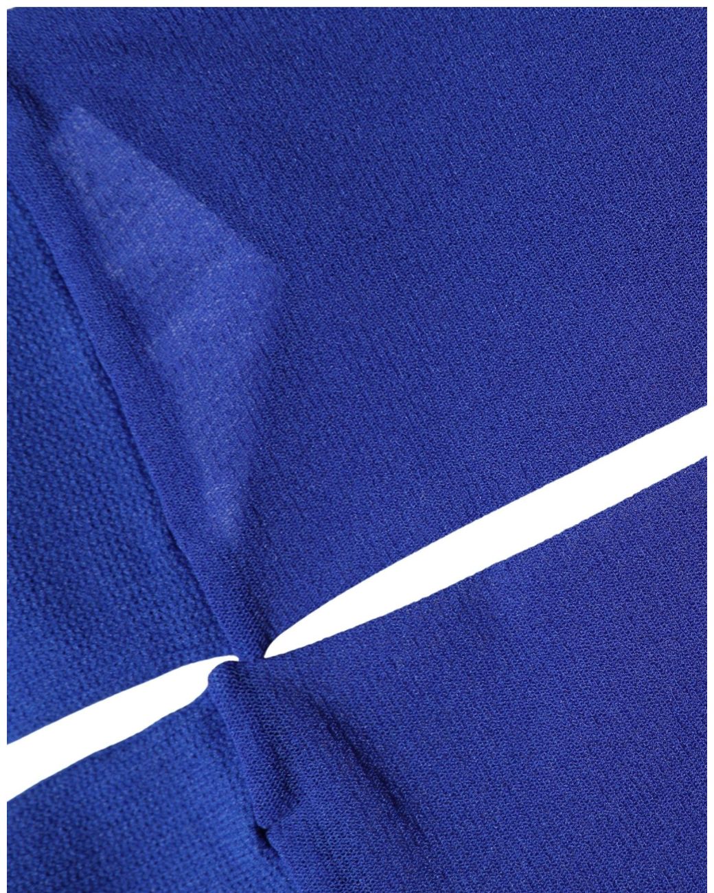 Dolce & Gabbana Royal Blue Mid Calf Sheer Nylon Accessory Socks