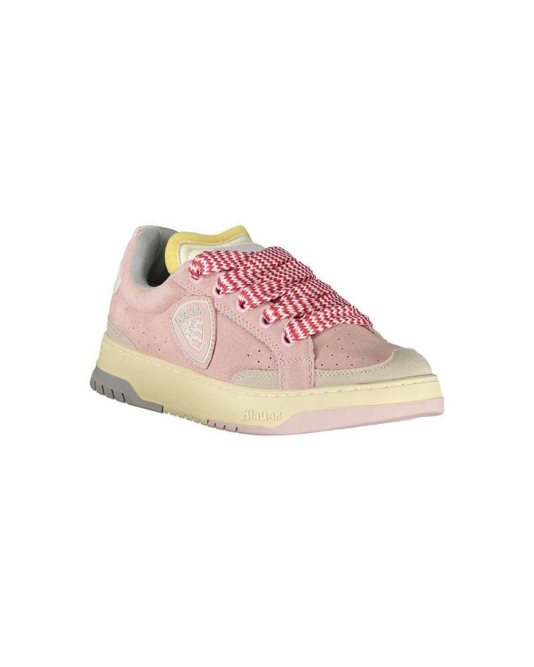 Blauer Pink Rosa Polyurethane Sneaker