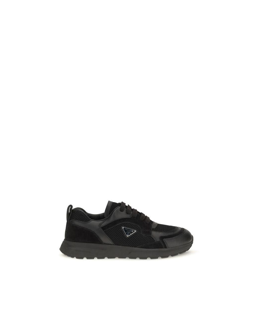 Prada Black Fabric Athletic Sneakers for men
