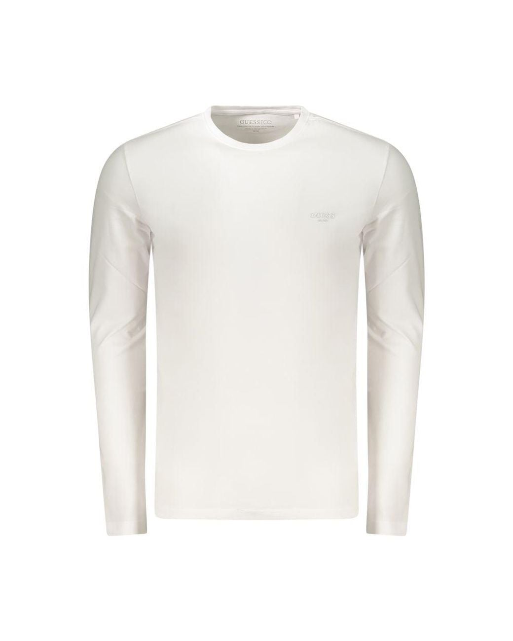 Guess White Cotton Men's T for men