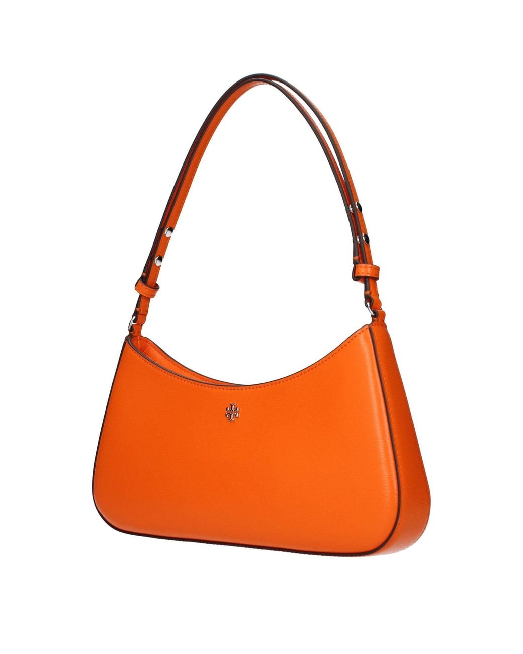 Tory Burch Orange Leather Shoulder Bag