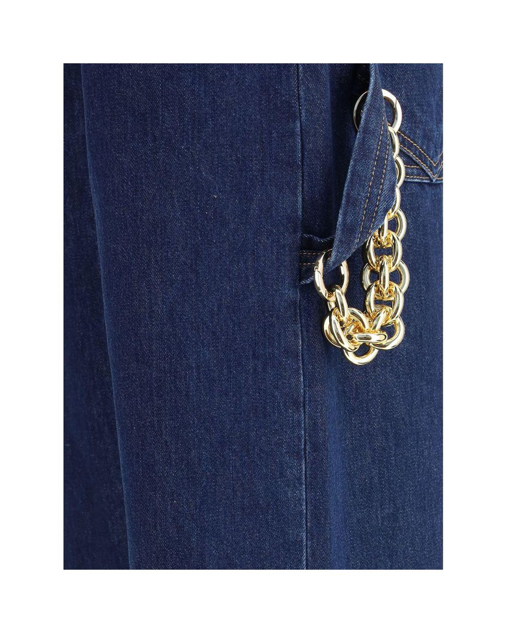 DARKPARK Blue Cotton Jeans Denim