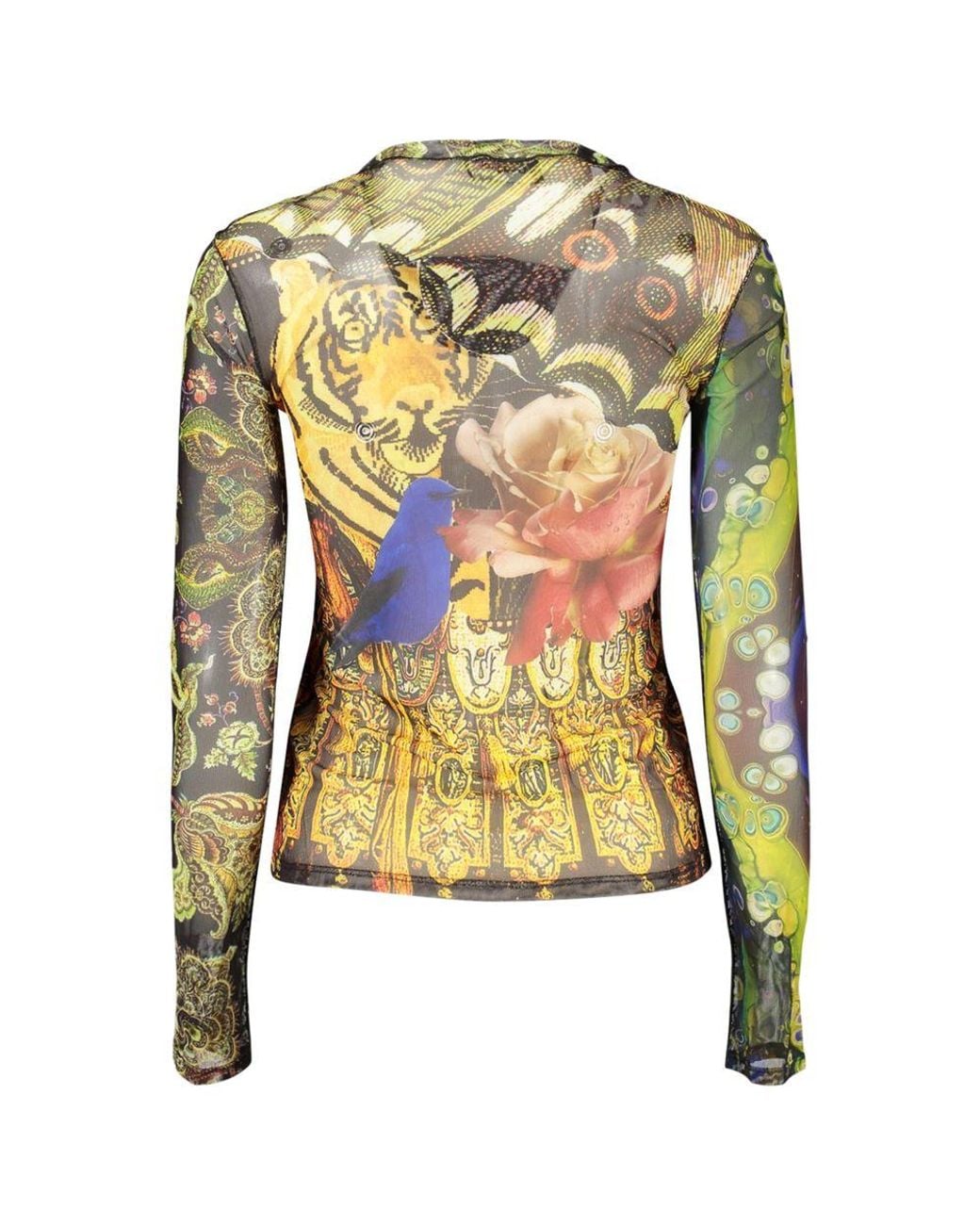 Desigual Yellow Polyester T