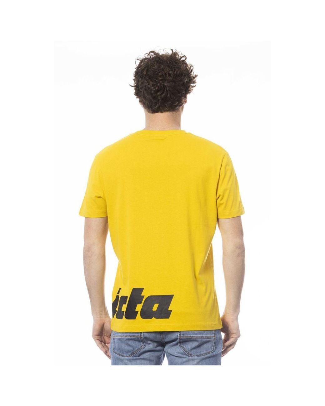 INVICTA WATCH Yellow Cotton T-Shirt for men