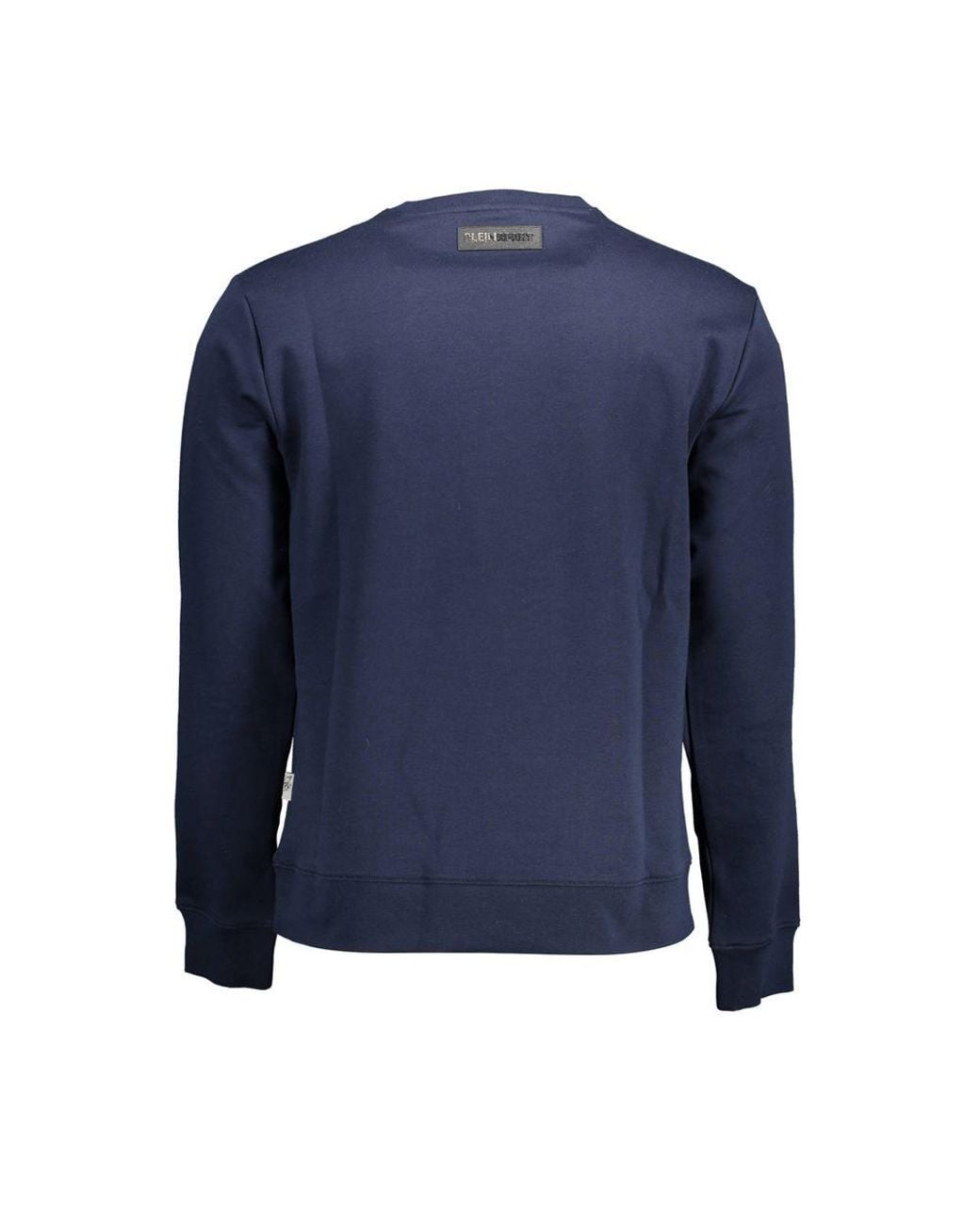 Philipp Plein Blue Cotton Sweater for men