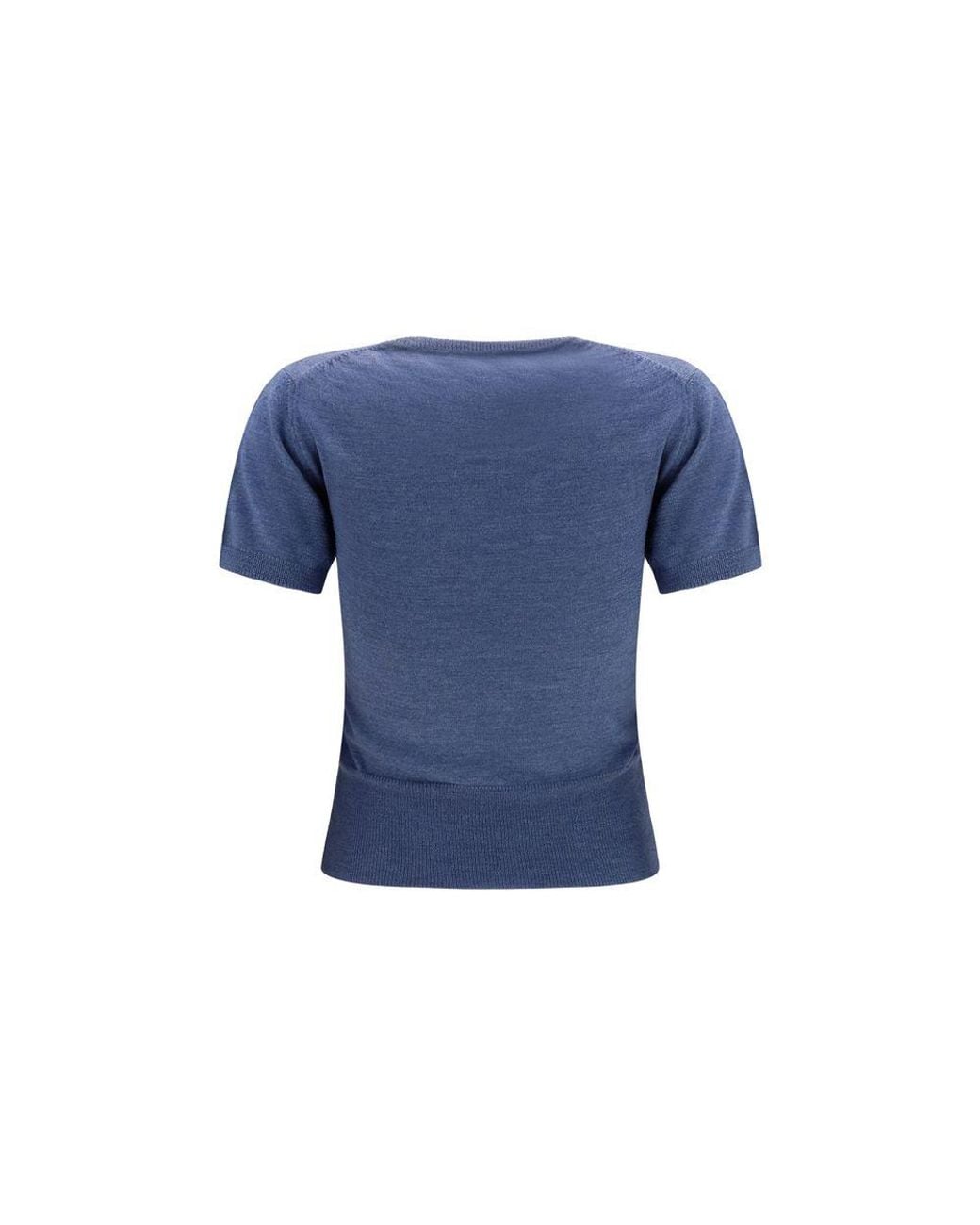 Vivienne Westwood Blue Wool Oves Aries Sweatshirt