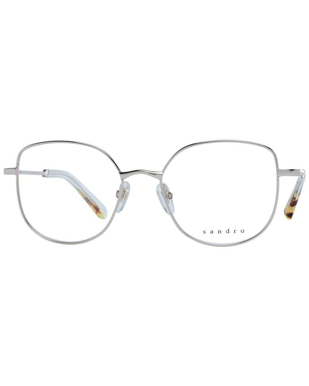 Sandro Metallic Gold Stainless Steel Glasses (frames) for men